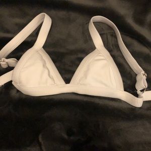One one swimwear white bikini top small
